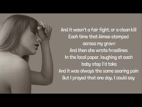 How Taylor Swift’s New Song thanK you aIMee Became my Favorite Song on